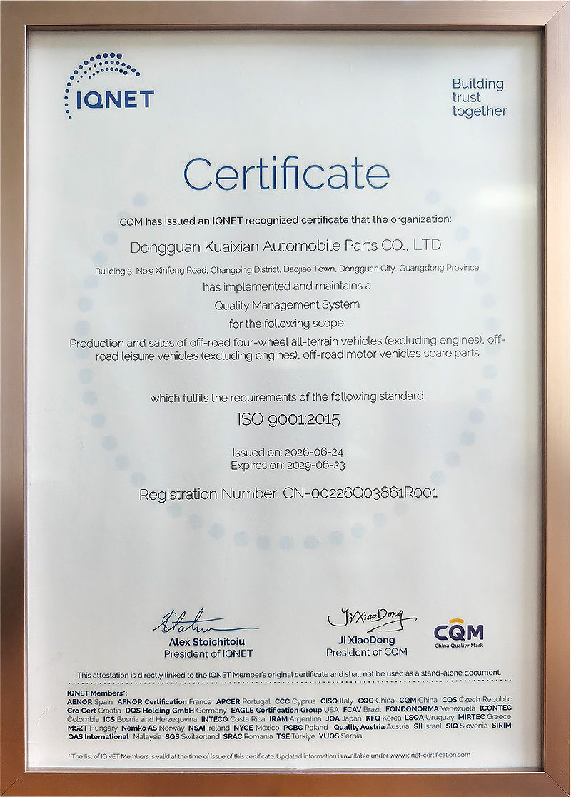 IQNET certificate scan