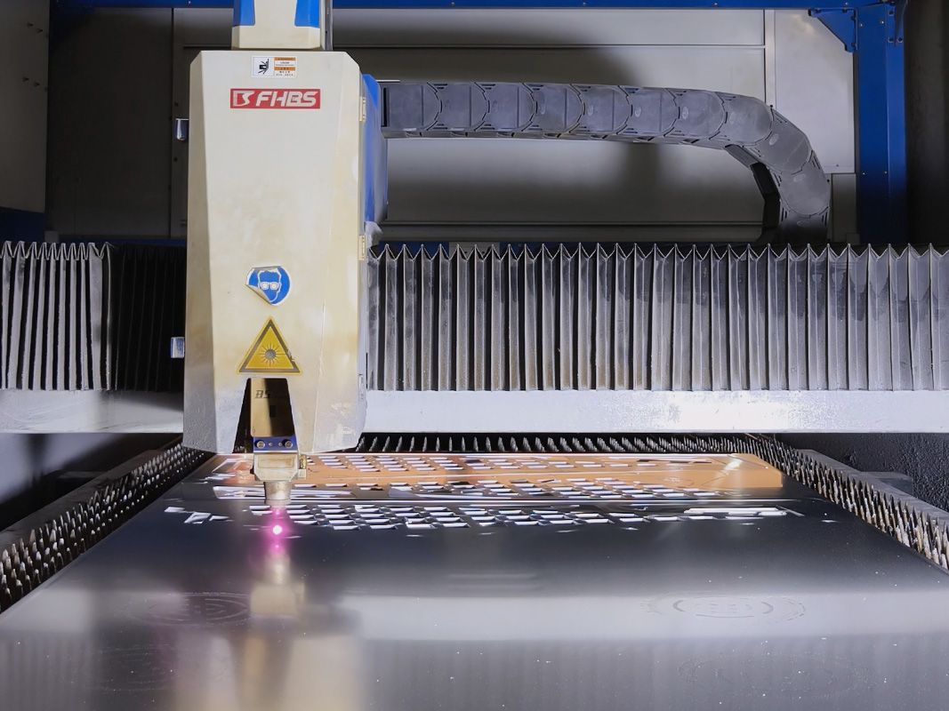 Laser cutting sheet metal