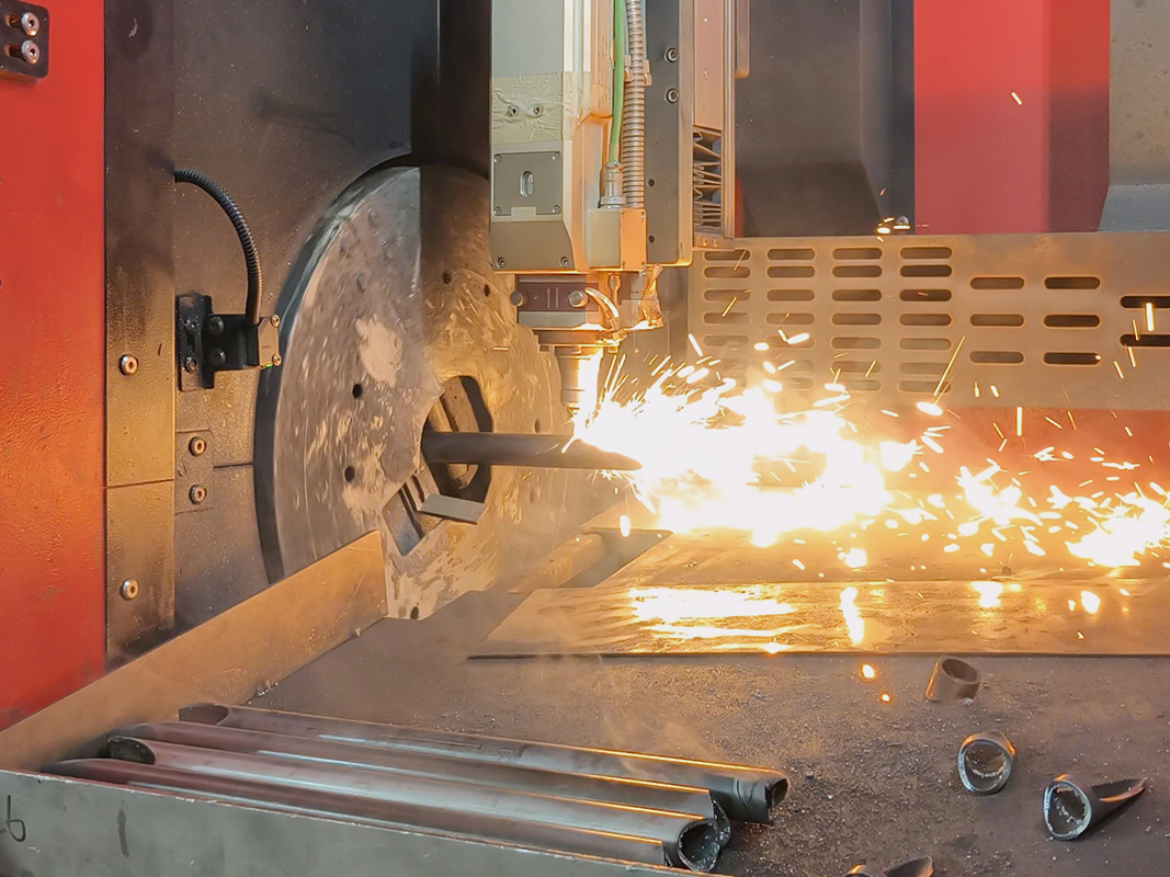 Tube laser cutting process